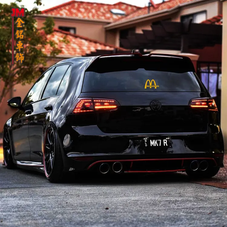 网红创意麦当劳汽车电动车贴纸金拱门M后三角窗装饰车贴个性贴纸