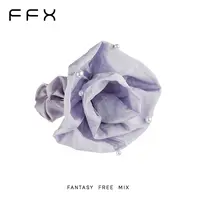 弗弗西FFX【香芋】高级手工立体盘花蓬松发圈