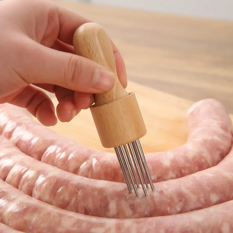 香肠排气针304不锈钢商用烤肠放气细针制作灌腊肠打孔专用小工具