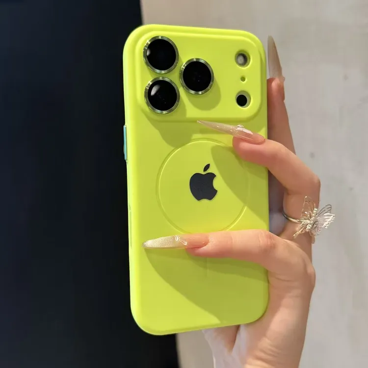 高级感全包一体按键适用苹果17promax手机壳16pro磁吸15/14软胶壳