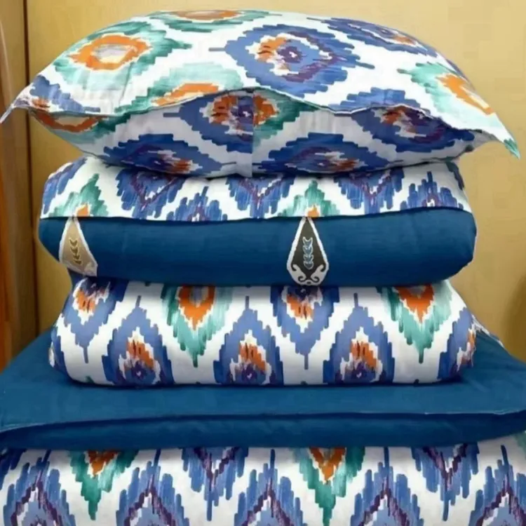 艾特来斯冬被三件套，atlaskirlik。床单纯棉黄色套，不掉色全国包邮