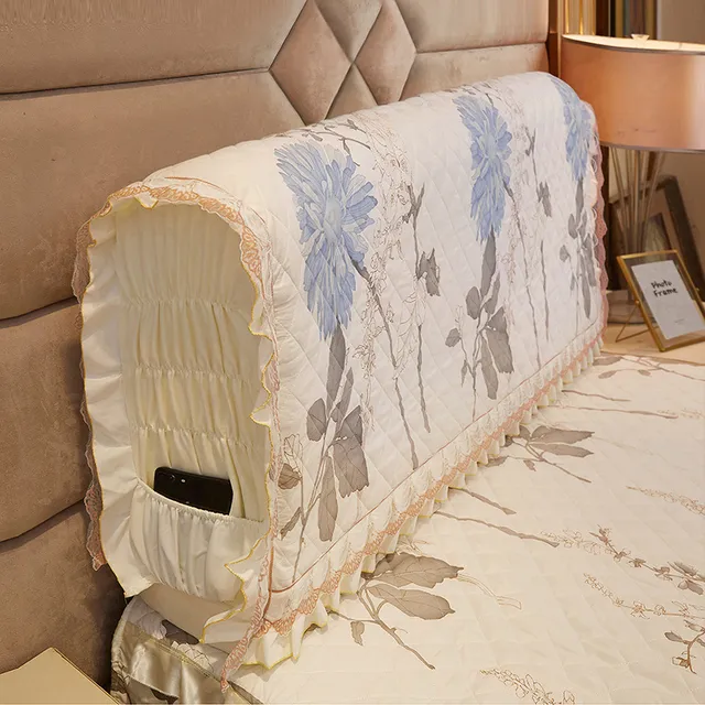 棉花边床头套罩布艺皮艺棉床头套子包靠背罩防尘罩2025新款