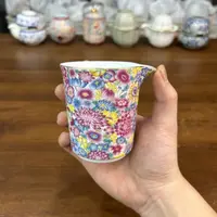 E383-陶瓷万花公道杯