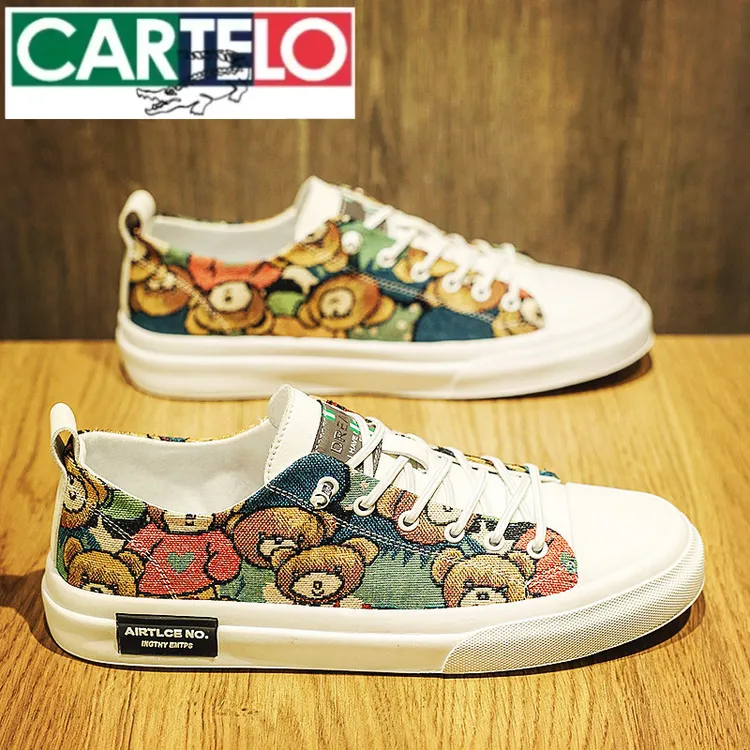 高端板鞋男鞋夏季透气2025新款百搭轻奢休闲款帆布鞋子男士豆豆鞋