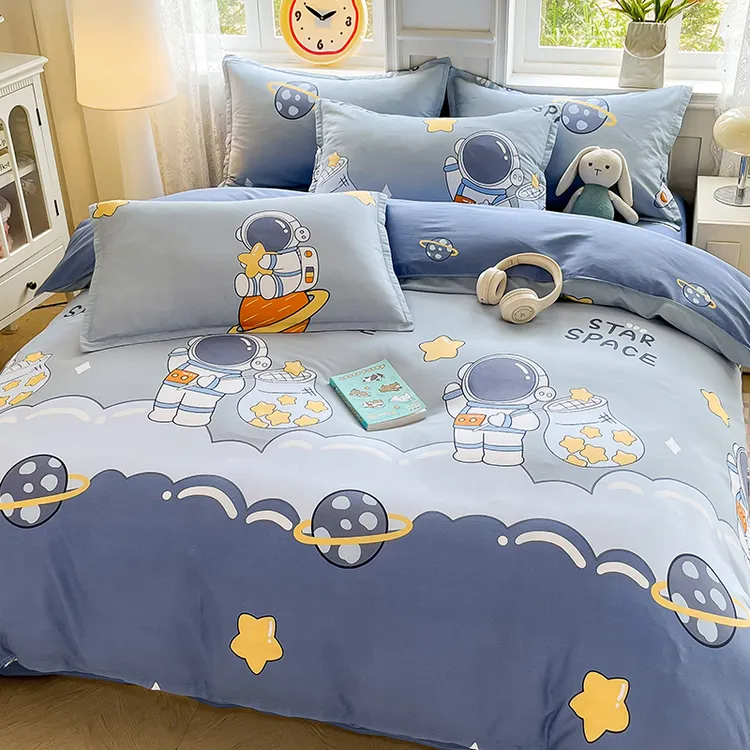男孩卡通纯棉被套单件全棉100单人1.5m单被罩150x200x230学生宿舍