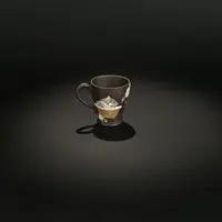 树见造物x余飞洋丨《云隐杯（趴趴猫）120cc》紫砂杯