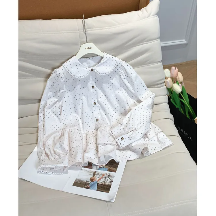 SZKP秋季新款女童装洋气上衣中大童休闲时尚儿童衬衫YLYQ556087