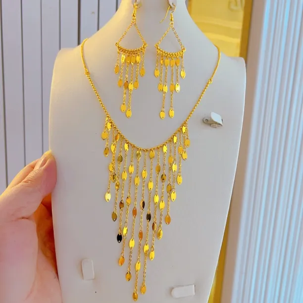 钛钢耳饰 378时尚新款休闲百搭金子同款简约灵动民族风款式