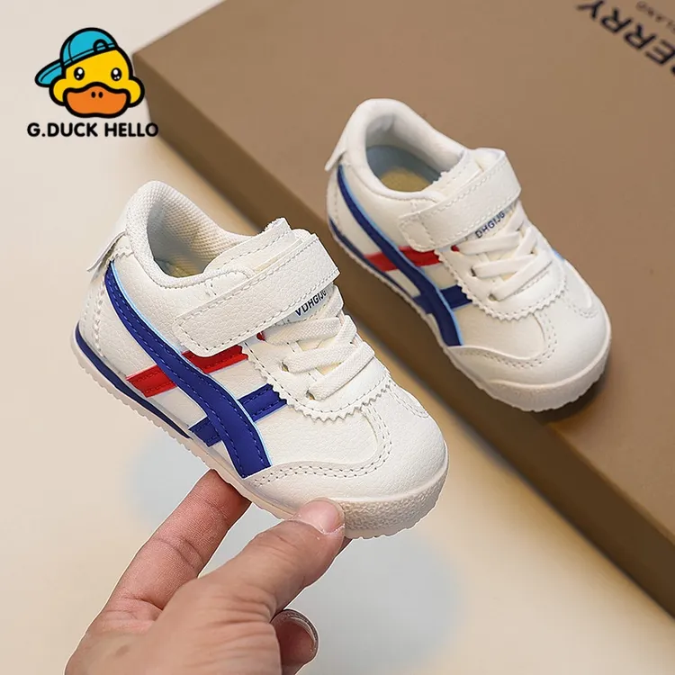 小黄鸭宝宝鞋子男宝婴儿软底学步鞋春秋男小童运动鞋机能鞋阿甘鞋