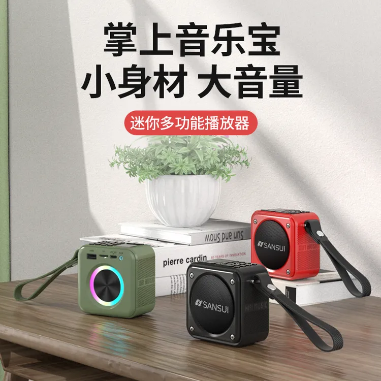 【鑫鑫专属】山水新款U3蓝牙音箱FM收音低音炮小巧便携可打太极遛弯广场舞听歌