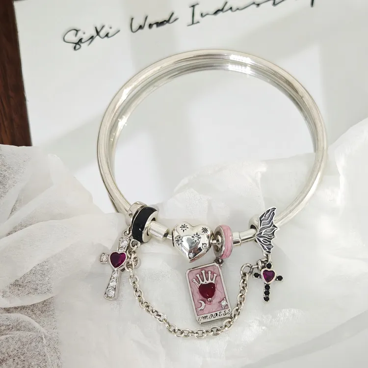 925银手链 【誓约守护】串珠配饰手链吊坠配件塔罗饰品