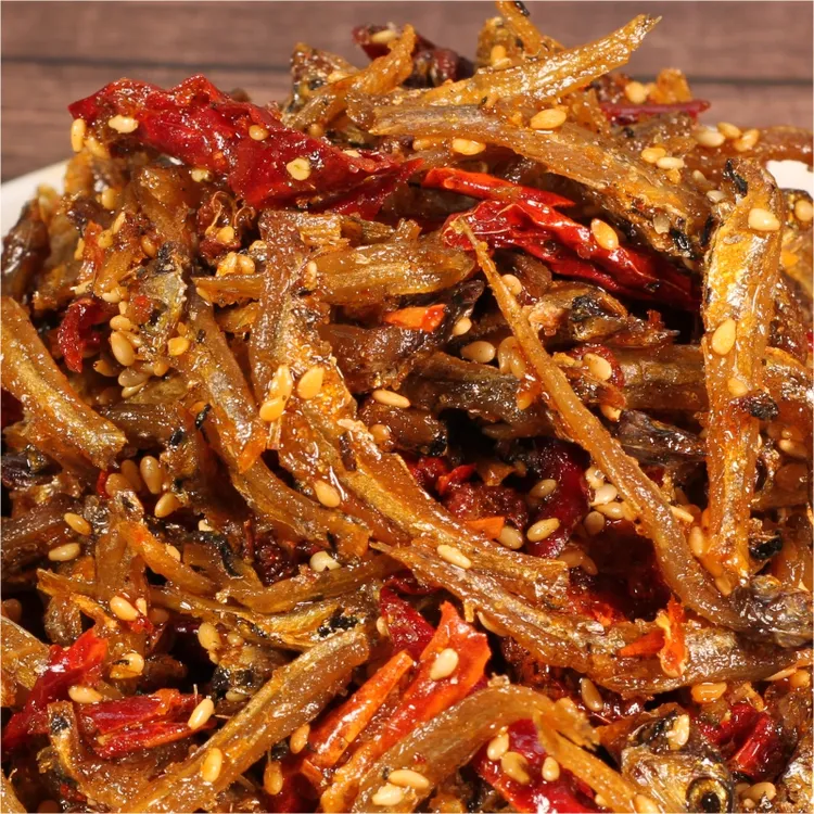 忆江城椒麻小鱼干/70g/1袋麻辣酒鬼酥脆小鱼下酒菜开袋即食