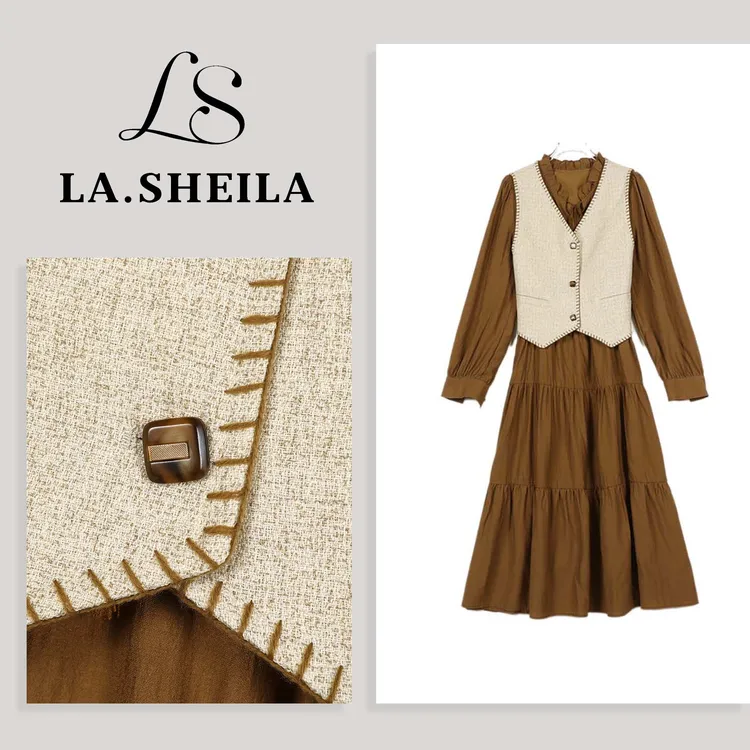 LA.Sheila马夹连衣裙套装253-TZ/0727-95616
