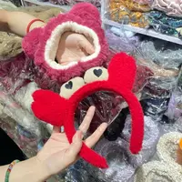 草莓熊螃蟹发箍（1组）102414A-1