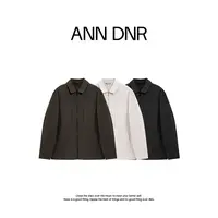 ANN DNR “商鸟夹克”户外百搭时尚无缝压胶翻领夹克外套SL893969