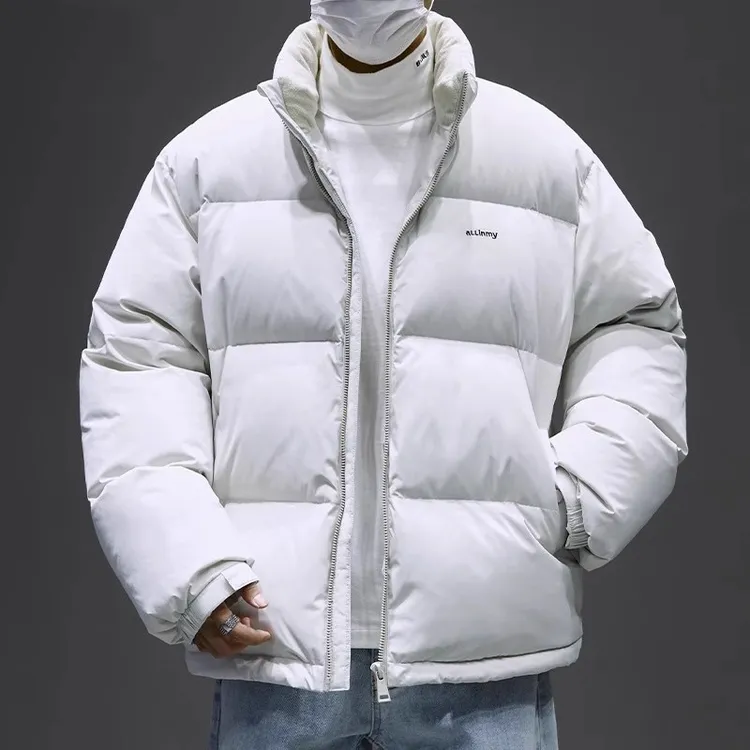 高充绒272g羽绒服男冬季新款立领加厚保暖外套潮流百搭情侣面包服