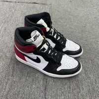 95新 AIR JORDAN 45.5码 AJ1 黑脚趾 球鞋