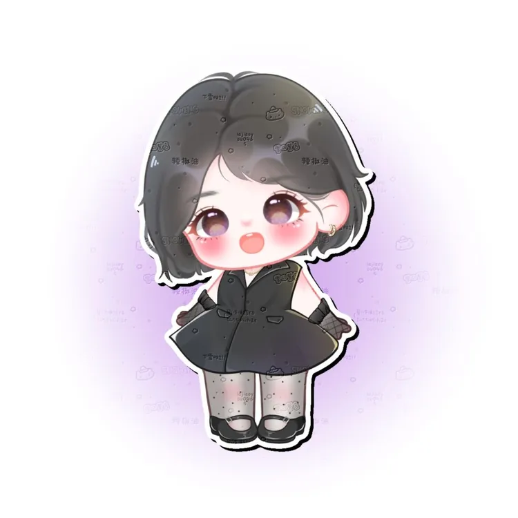 【原创】赵露思应援周边娇俏公主卡通造型立牌钥匙扣桌面大摆件20cm