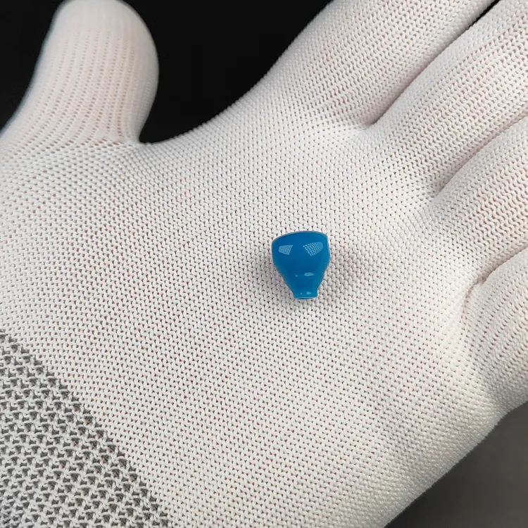 雪巴琉璃暴力蓝色小奶嘴三通9mm可搭配4mm，5mm，6mm小串三通配饰
