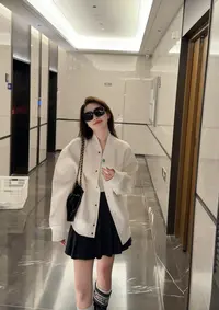 【济州岛】简约潮流卫衣开衫纽扣百搭休闲外套