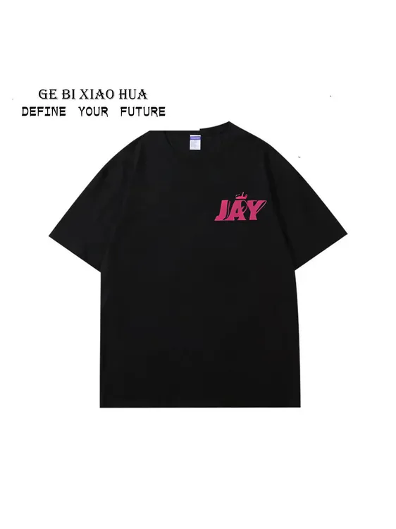 JAY迷！数码直喷新款重磅潮流透气纯棉男女同款高品质圆领夏季短袖