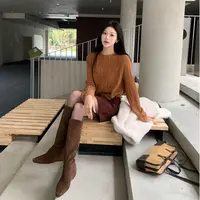 现货 JINY | “格雷新调"【羊驼马海毛】镂空肌理针织衫女 MAM28823