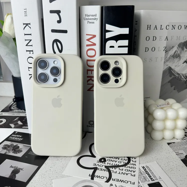 【古董白】适用苹果17/16系列液态硅胶防摔手机壳iPhone15/14/13/12
