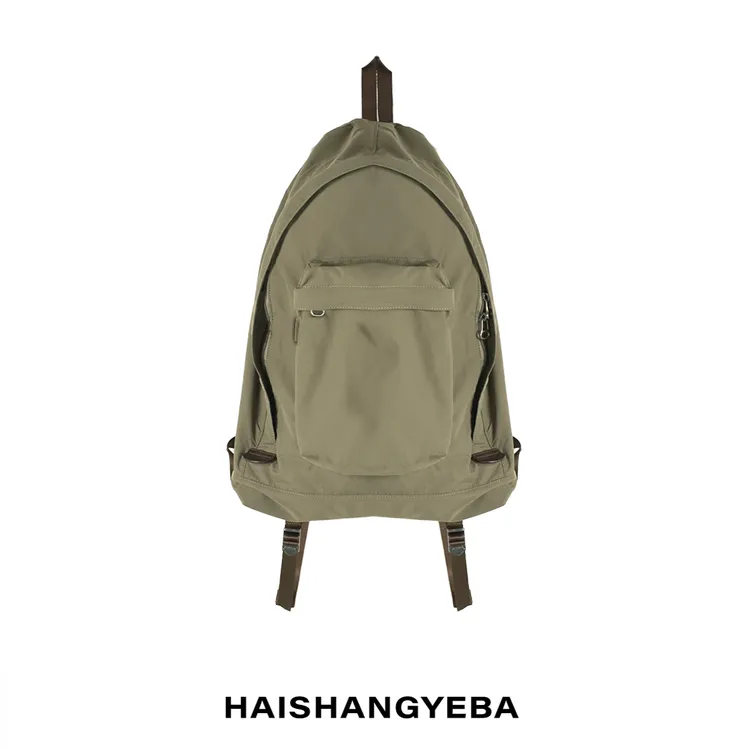 【海上叶爸】新款2025百搭尼龙大容量男女同款防水双肩包