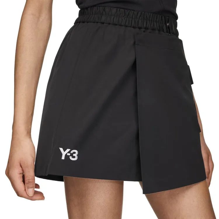 Y-3/Y-3(55-KR2382)奔驰联名系列黑色休闲运动短裤裙