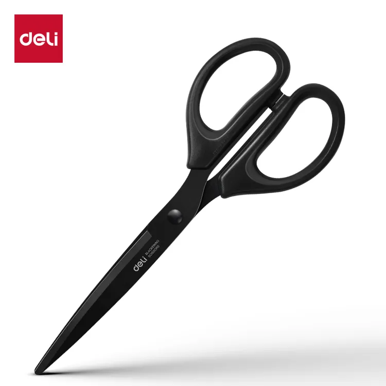 [王先生专属]学生专用黑刃剪刀家用不锈钢不粘胶剪子儿童手工剪纸