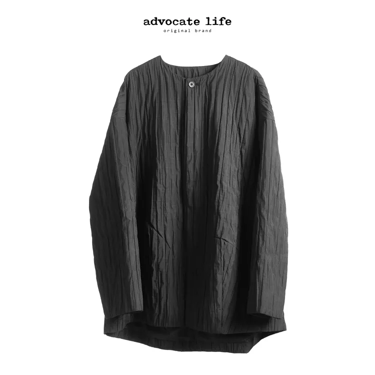 生活主张Advocatelife2025秋冬新品宽松型圆领常规外套JQ371366
