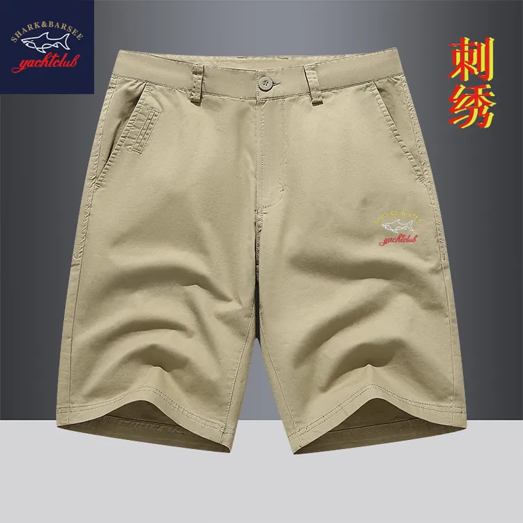 SHARK&BARSEE宽松透气男士牛仔休闲短裤夏季薄款沙滩裤五分裤
