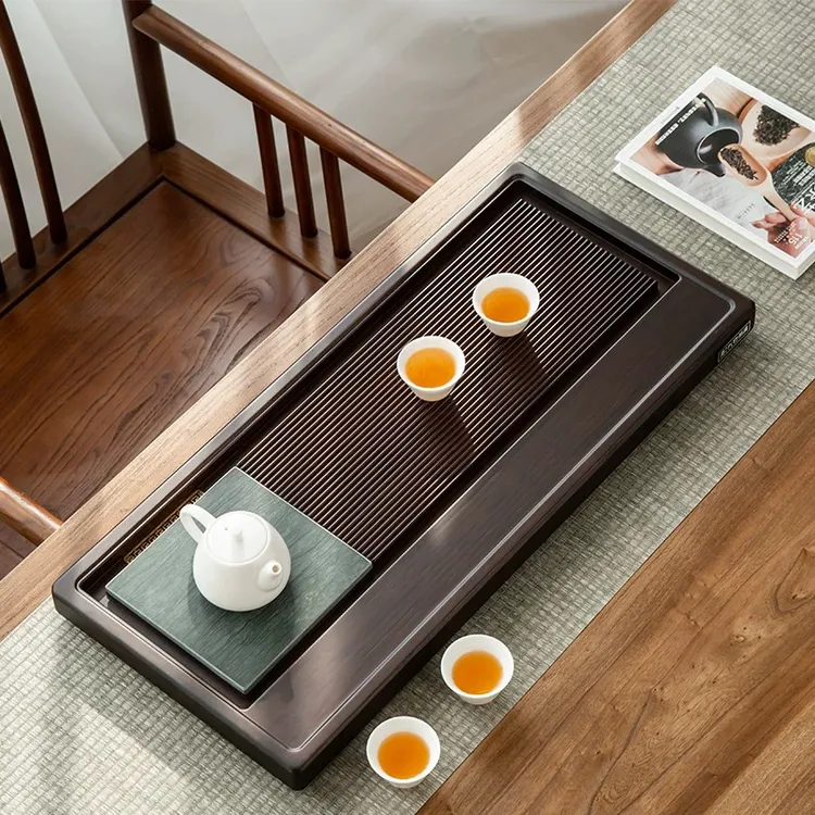 2025新中式高端办公室家用电木轻奢桌面专用茶台茶盘