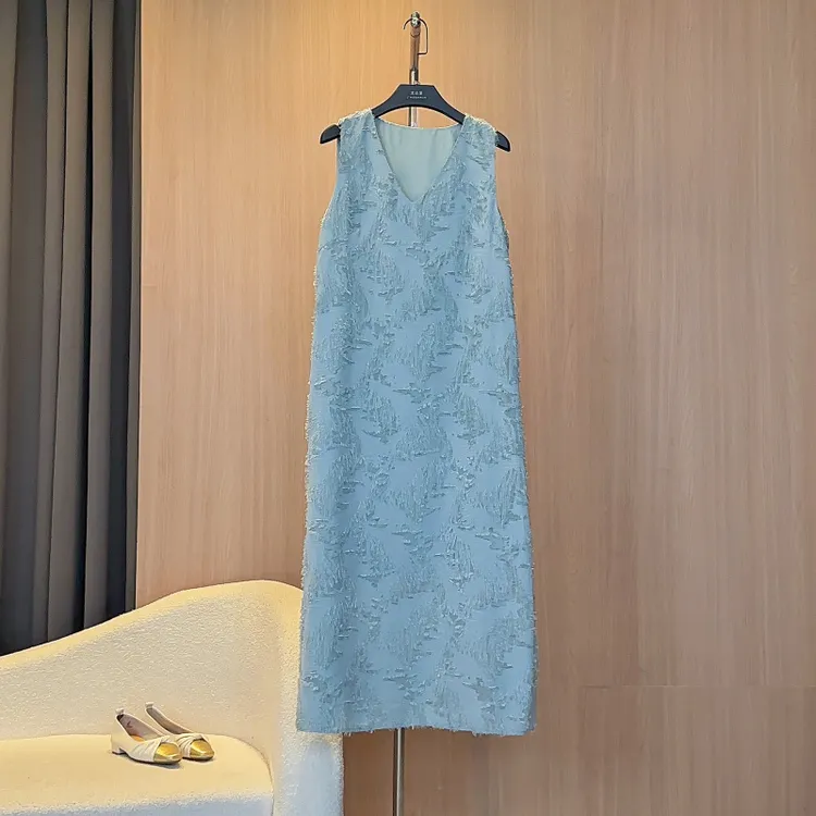 【33】夏季新款无袖显瘦国风系减龄碎花时尚连衣裙气质宽松W-A16
