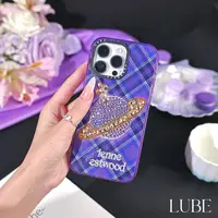 【格纹星球】歪歪高定套啤手工钻壳适用于iPhone16promax/15/14