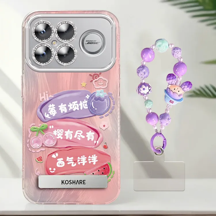 全包摄像头红米K90ProMax手机壳莓有烦恼REDMIK90软壳新款卡通