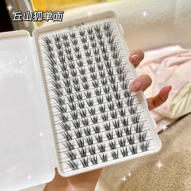 六眸新中式狐系青丘狐上镜涂山狐系斜飞假睫毛女自然大容量睫毛书