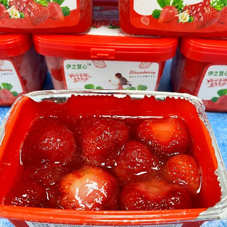丹东特产 伊之慧心冰点草莓 冰冻草莓 5盒装*400克/盒【冷冻保存】