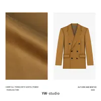 YUWEI/定制 琥珀流光风经典复古时髦牛角扣外套 CYPZ2505