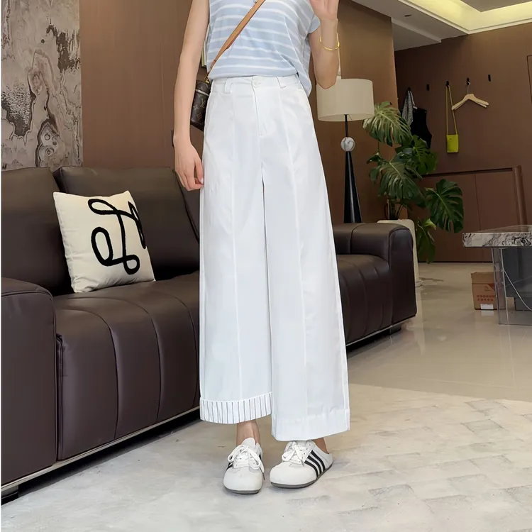 【三伏天海盐纸片裤】夏季新款八九分休闲裤UPF50+轻薄透气女裤