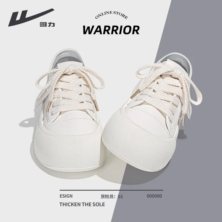 回力小白鞋女款2025新款爆款秋季网红款大头面包鞋子厚底板鞋女鞋