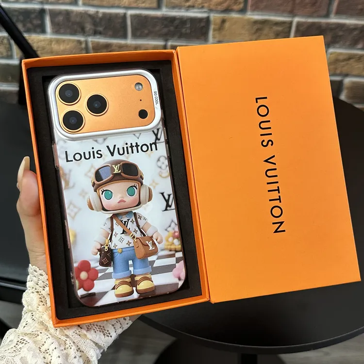 潮牌适用苹果17promax手机壳新款iPhone16卡通可爱15女神14情侣13