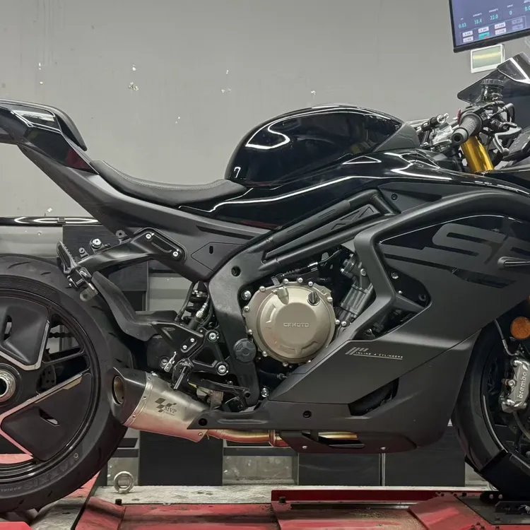 【疯狂博士】春风750SR全段隐藏排气 前中段原厂外观阀门排气