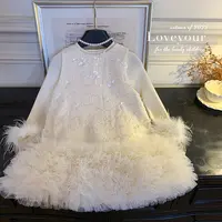 【本妈】25秋”花开朵朵”女童打底上衣+无袖小香亮片连衣裙86283
