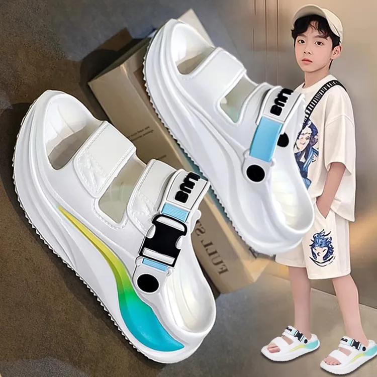 36l℃断码男童拖鞋两穿2025新款夏季外穿防滑沙滩鞋大童可下水凉拖