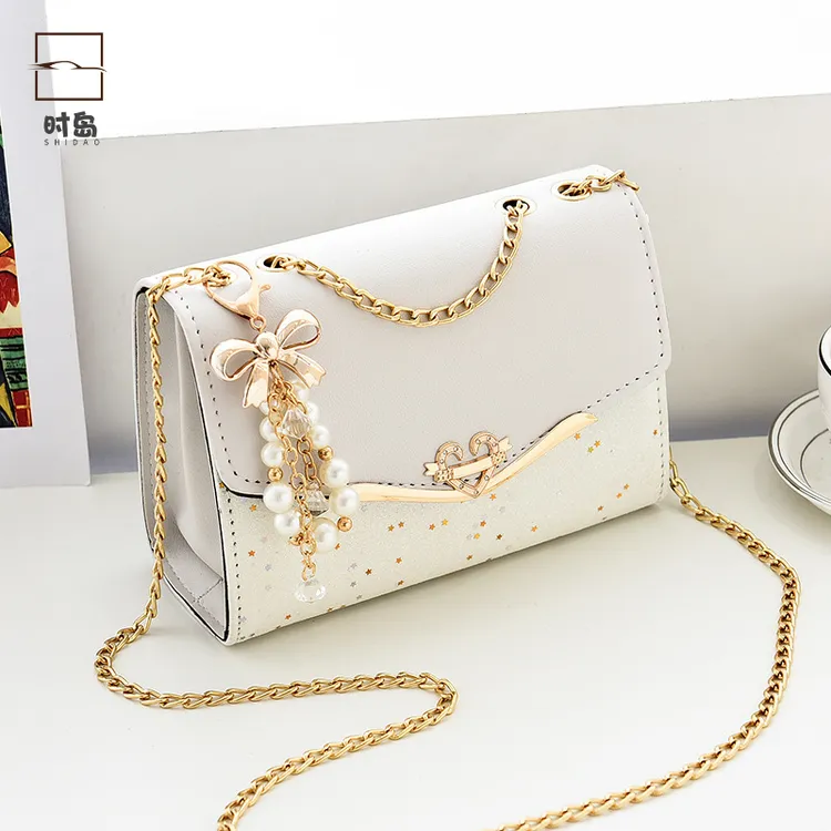 时岛洋气包包轻奢时尚女包简约链条斜挎包百搭网红ins气质单肩包