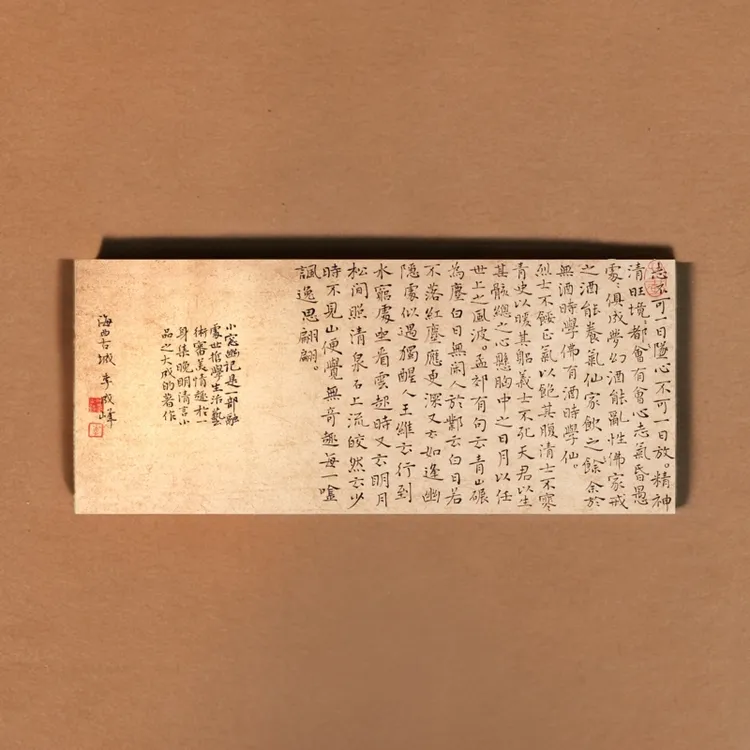 小楷《小窗幽记》46*23