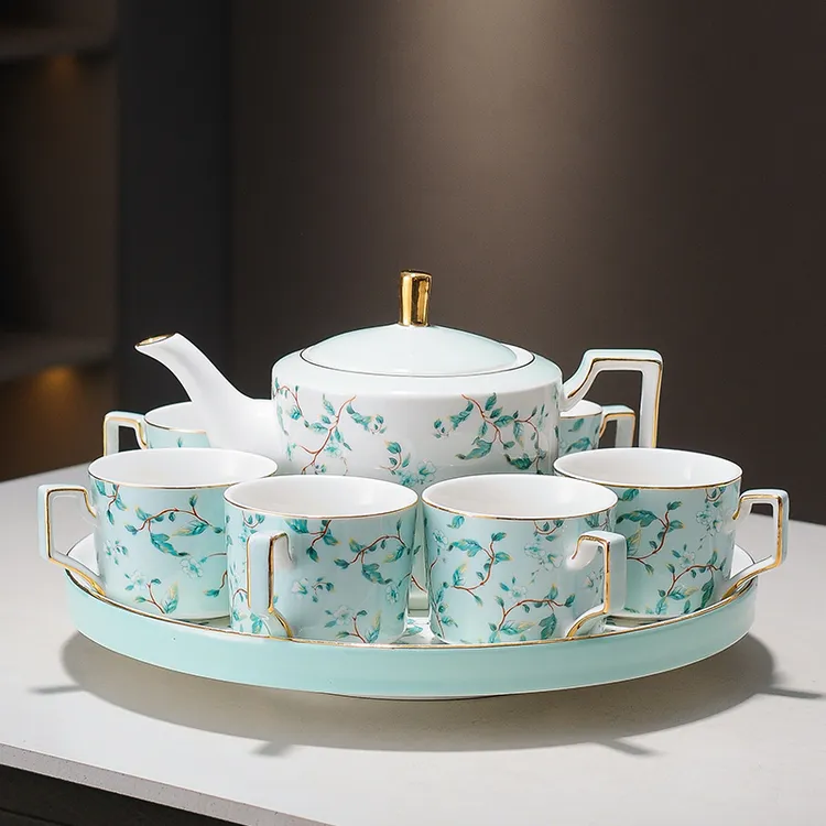 轻奢新婚礼物结婚礼物送新人茶具套装杯具套装乔迁新居礼品可