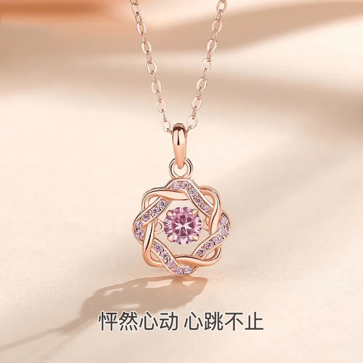 钛钢项链  八芒星怦然心动项链女款气质轻奢不掉色时尚百搭设计感