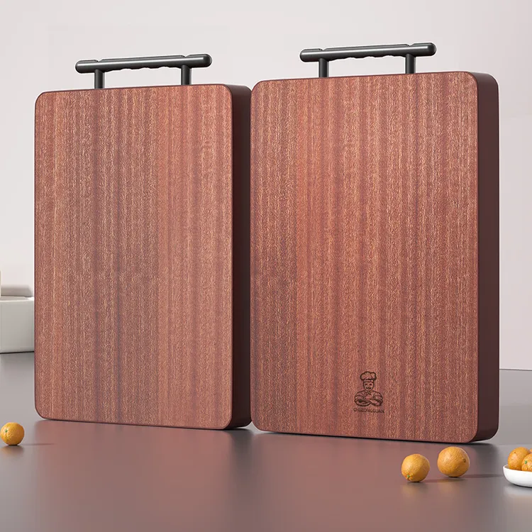 【厨总管】乌檀木切菜板案板双面切肉切水果大号加厚板子厨具刀板